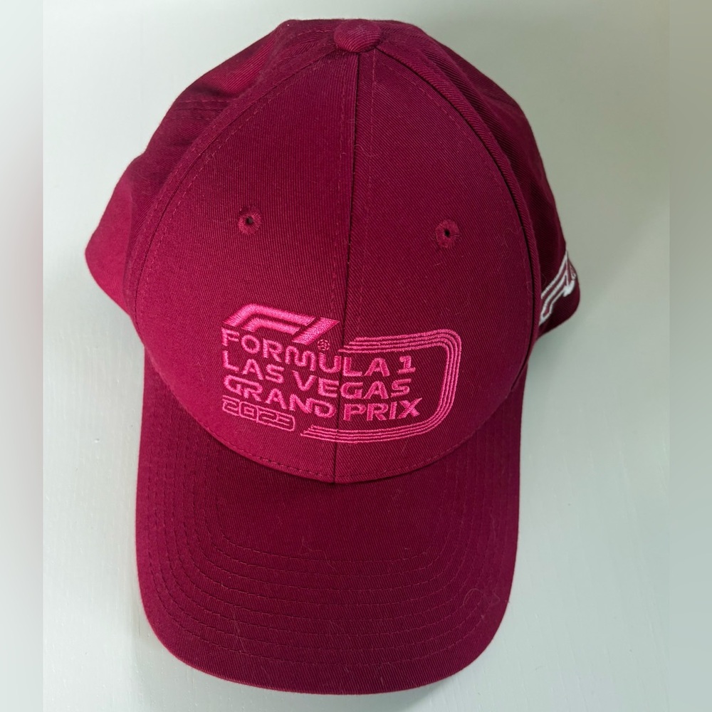 Formula 1 Las Vegas Grand Prix 2023 Maroon Adjustable Baseball Cap